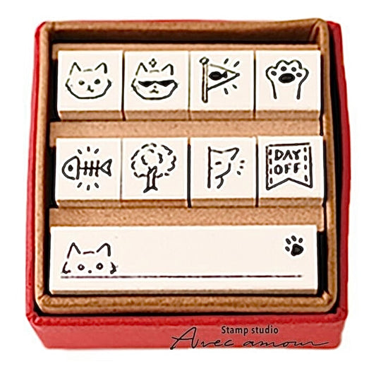 Petit Icon Stamps Set of 9