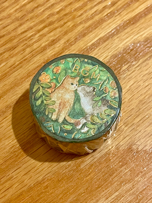 Washi Tape - Watercolour Couple Cats