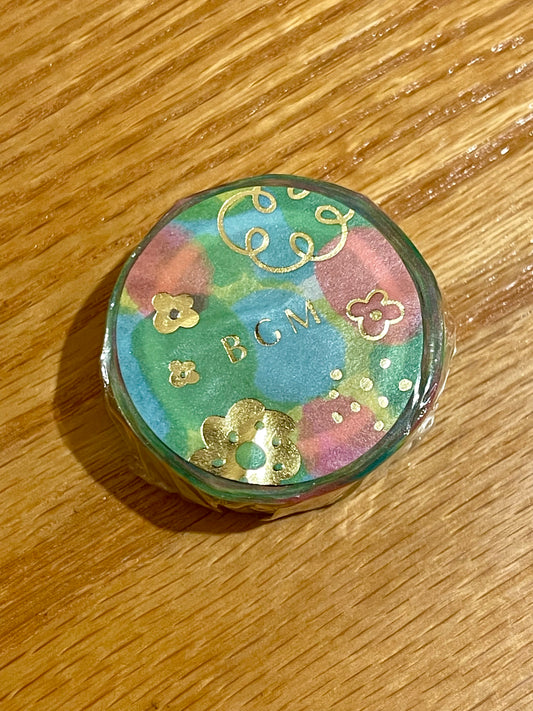 Washi Tape - Watercolour Green