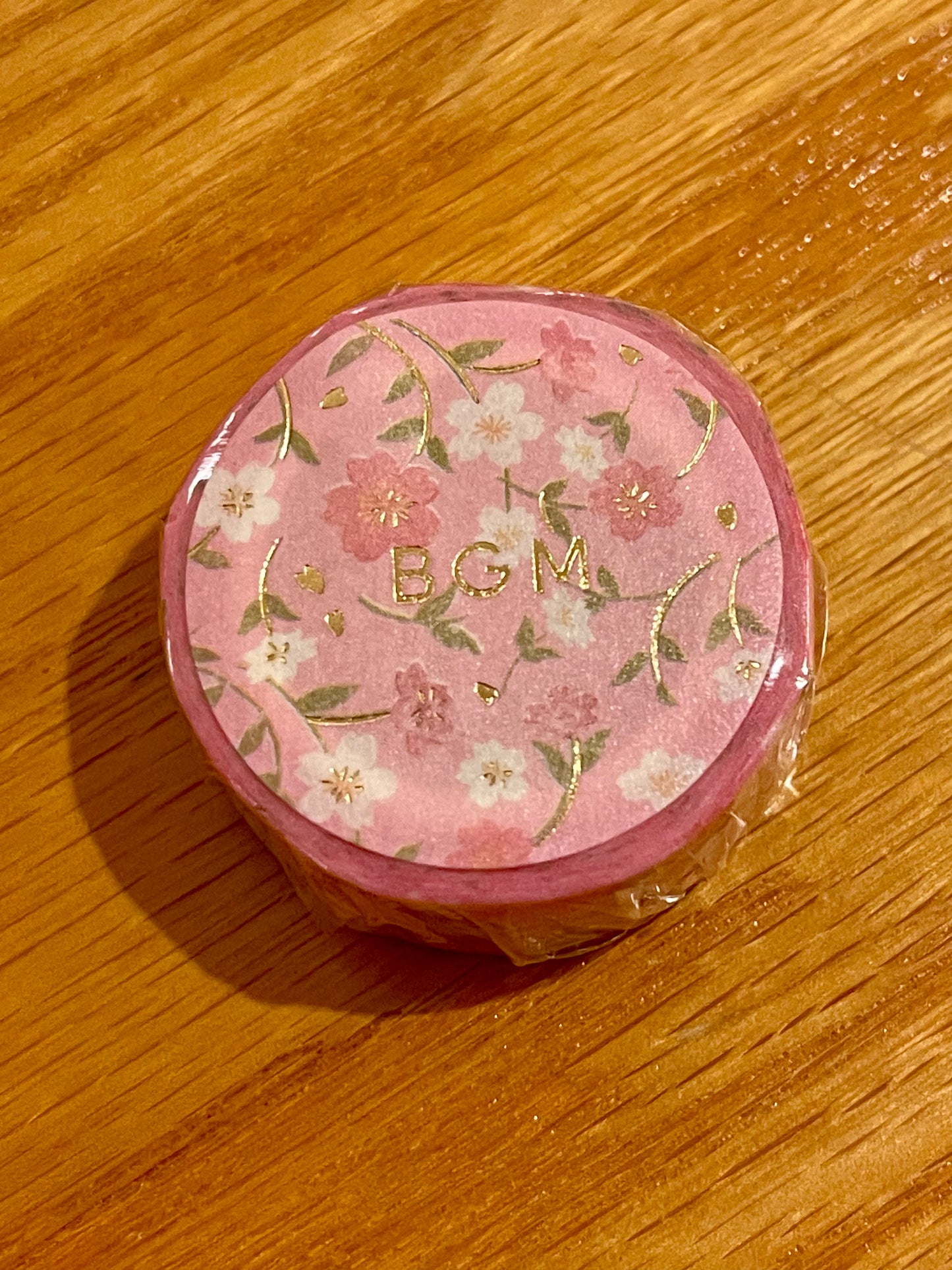 Washi Tape - Pink and White Flowers