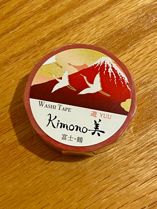 WT Kimono Washi Tape - Tsuru