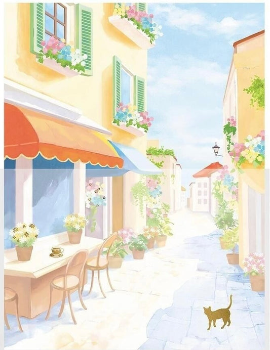 Letter Set - Cafe and Cats