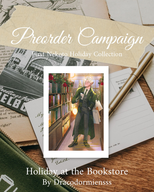 Nekoto Books x Dracodormiensss || Holiday at the Bookstore (PREORDER Dec12.2026)