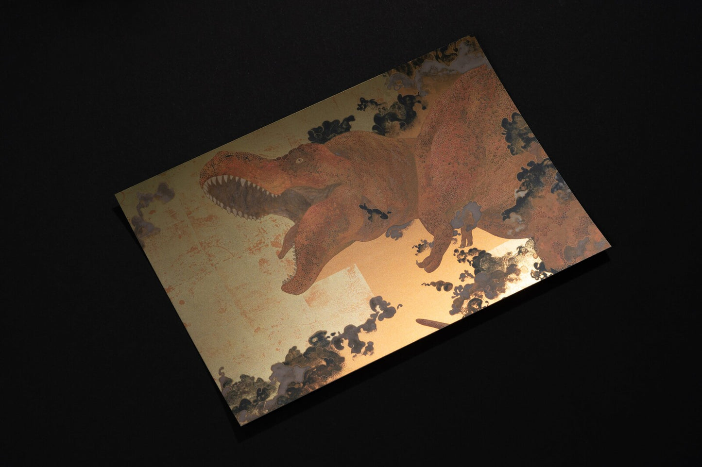 Kano Art Style Postcard - JD40 Akebono T-Rex