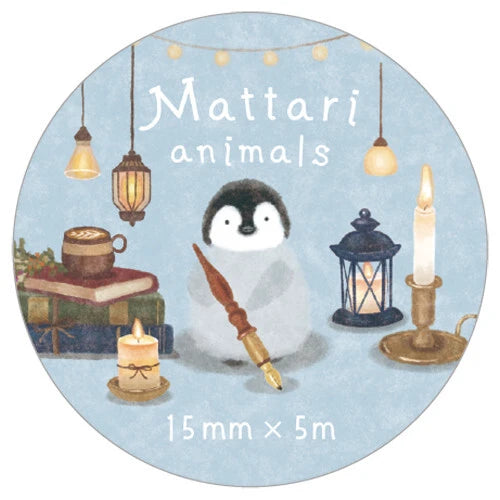 Mattari Animals Washi Tape - Day Penguin