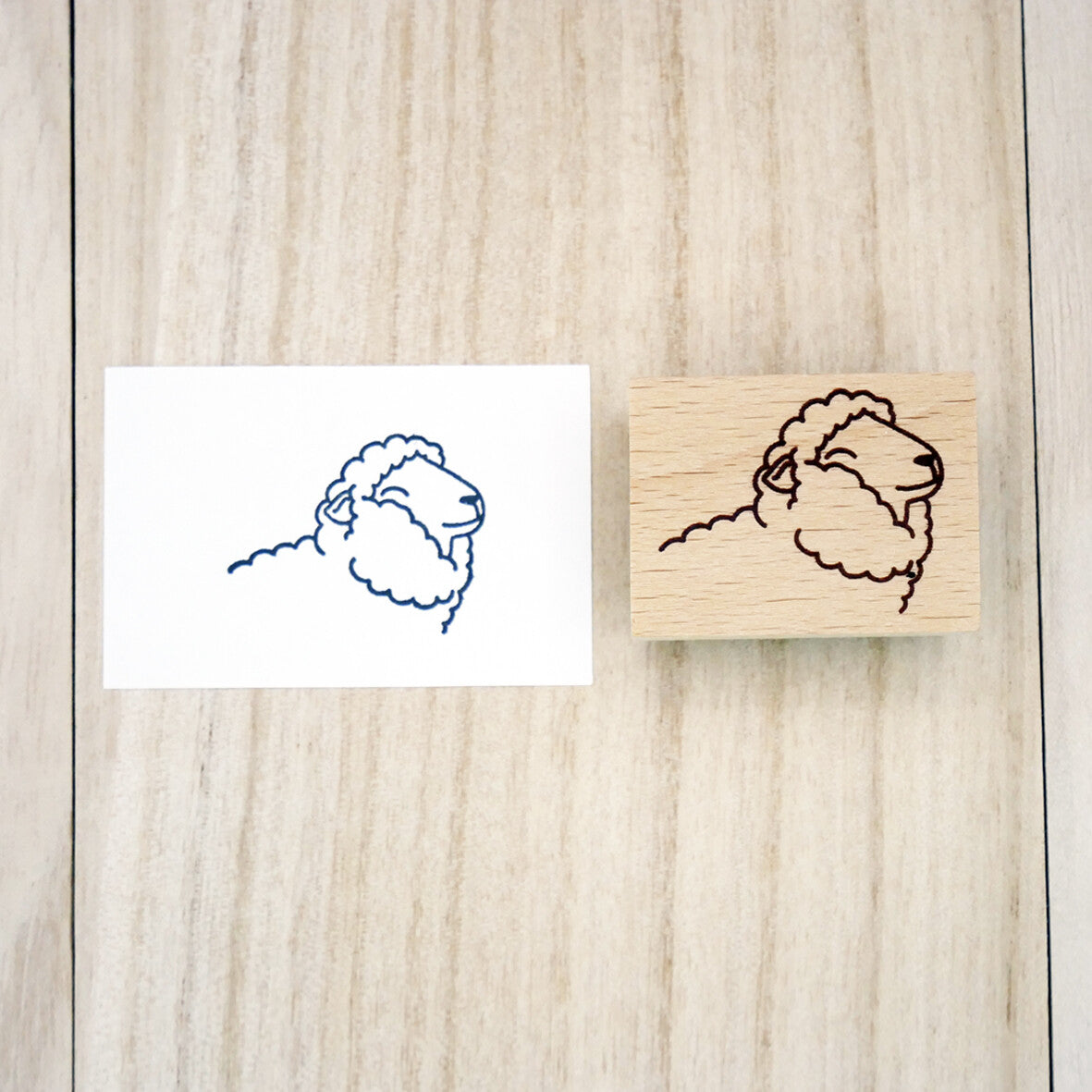 Alte Wood Stamp - Sheep