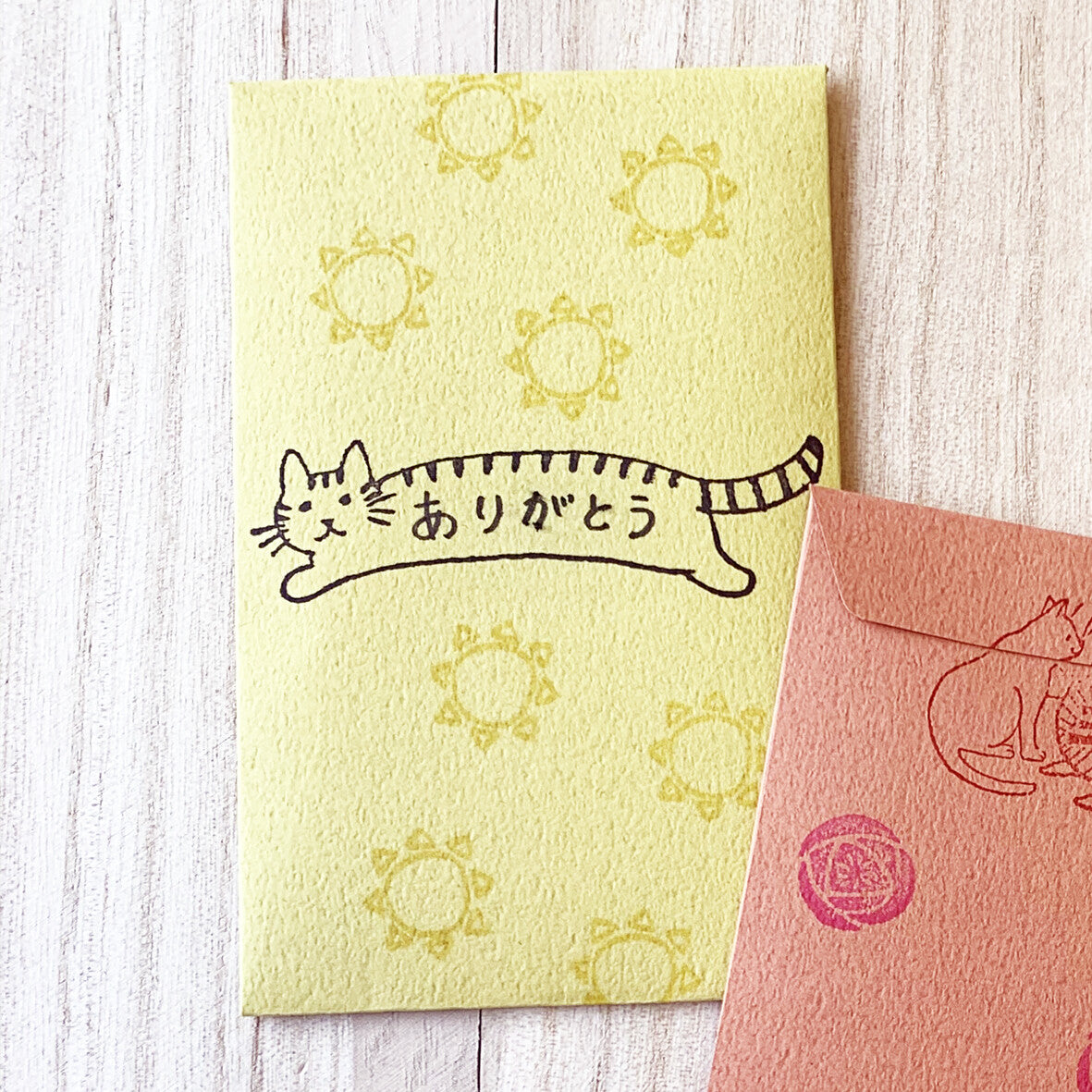 Alte Wood Stamp - Stretching Cat
