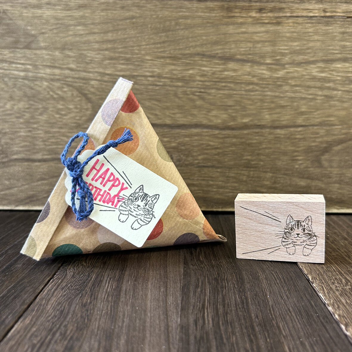 Alte Wood Stamp - Speech Cat
