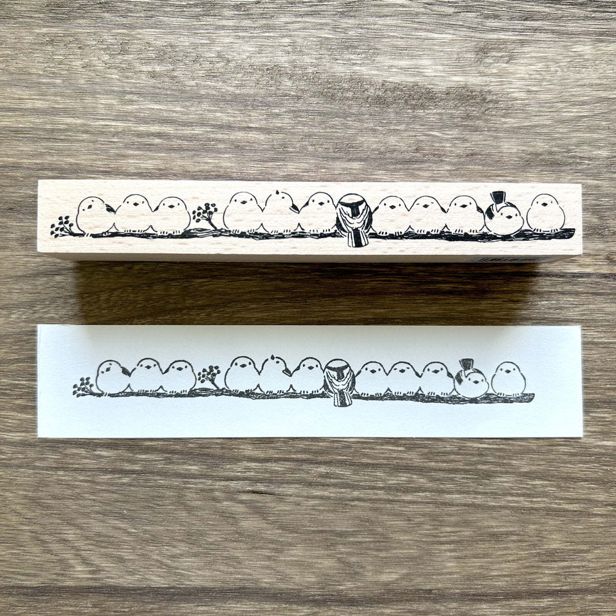 Alte Wood Stamp - Shimaenaga 2