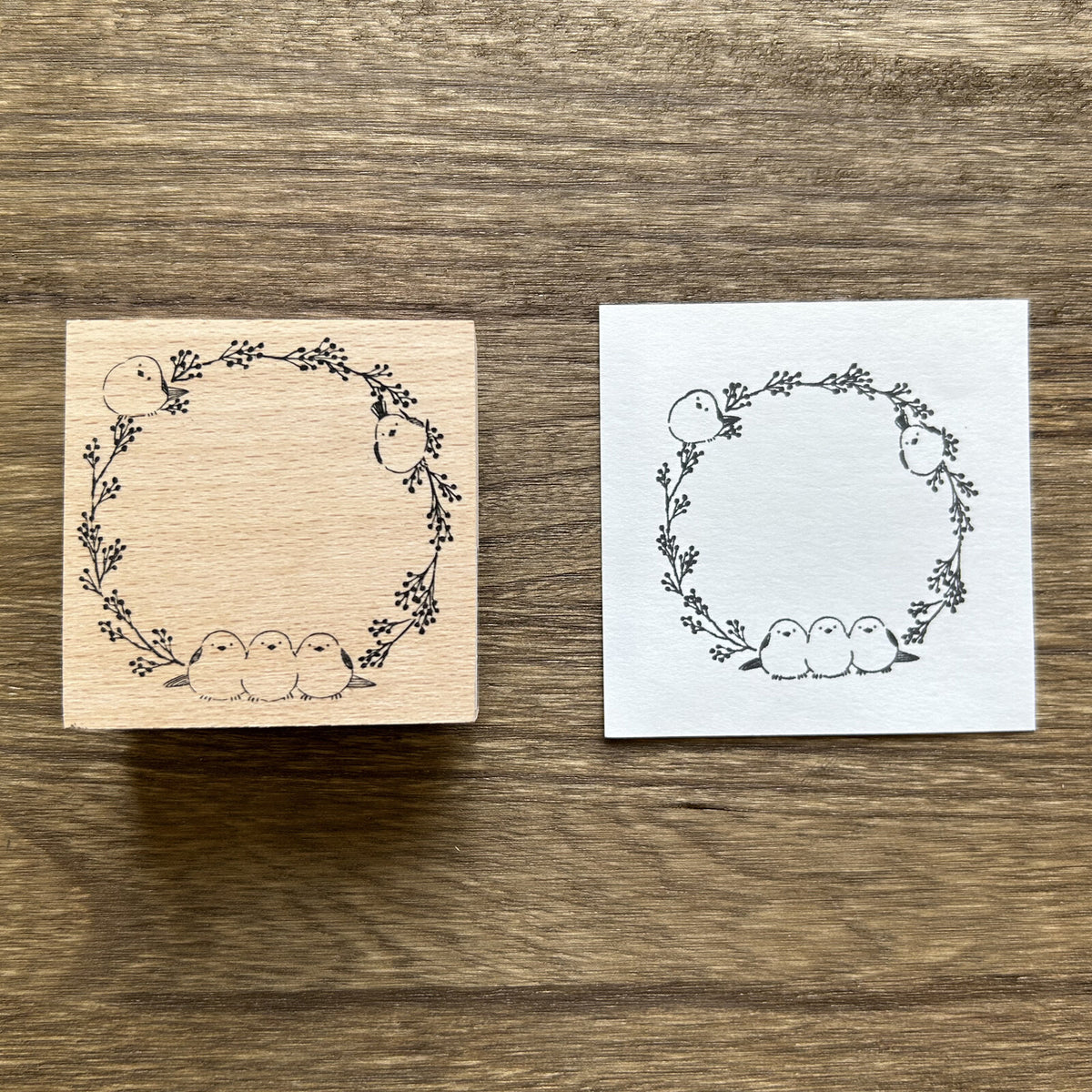 Alte Wood Stamp - Shimaenaga Border