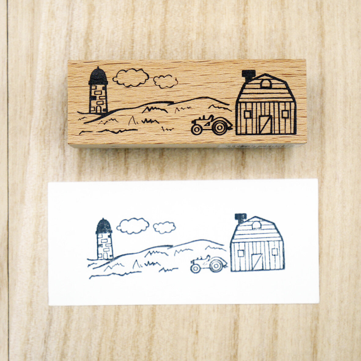 Alte Wood Stamp - Farm