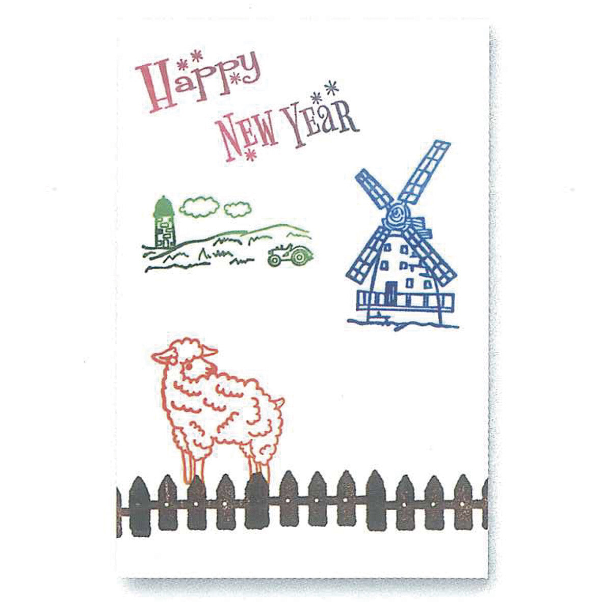 Alte Wood Stamp - Farm