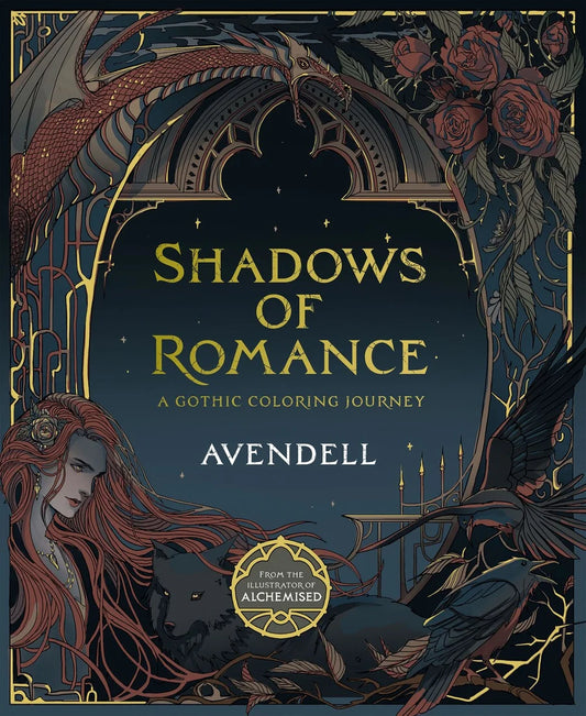 Shadows of Romance: A Gothic Coloring Journey