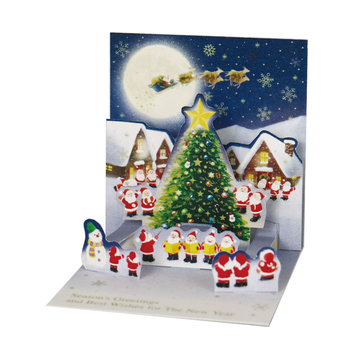 Mini Santa Christmas Pop-Up Card - Carol