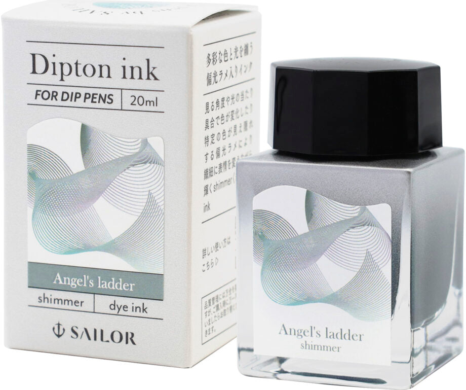 Sailor Dipton Shimmer Bottled Ink for Dip Pens - Angel’s Ladder 20ml