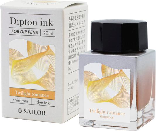 Sailor Dipton Shimmer Bottled Ink for Dip Pens - Twilight Romance 20ml
