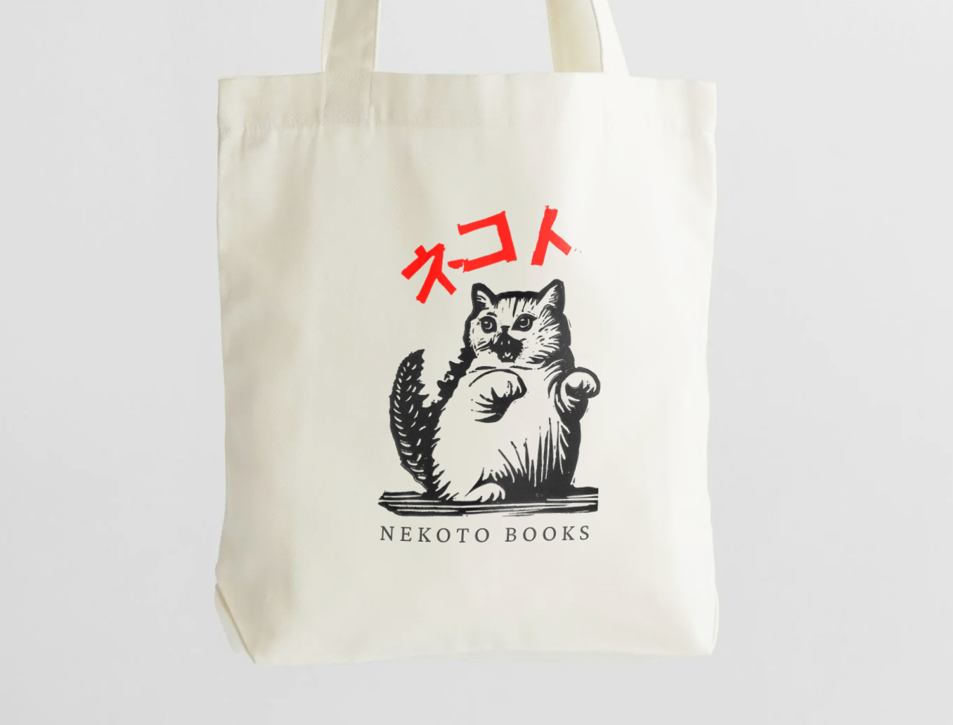 Nekoto Books x Mims Tote Bag - Catzilla