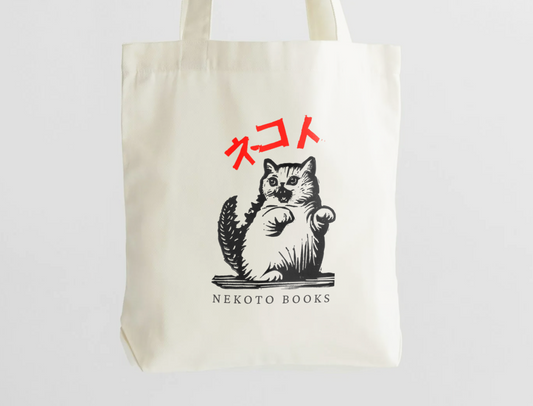 Nekoto Books x Mims Tote Bag - Catzilla