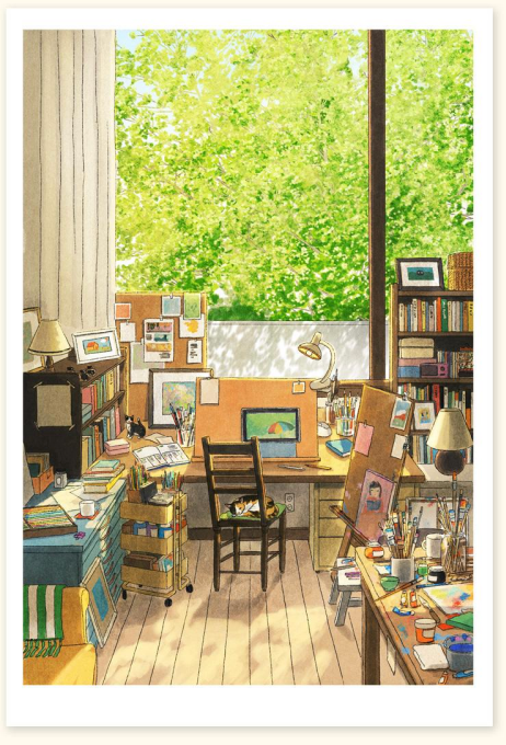 [Banzisu] BZ24 Postcard - Summer Studio