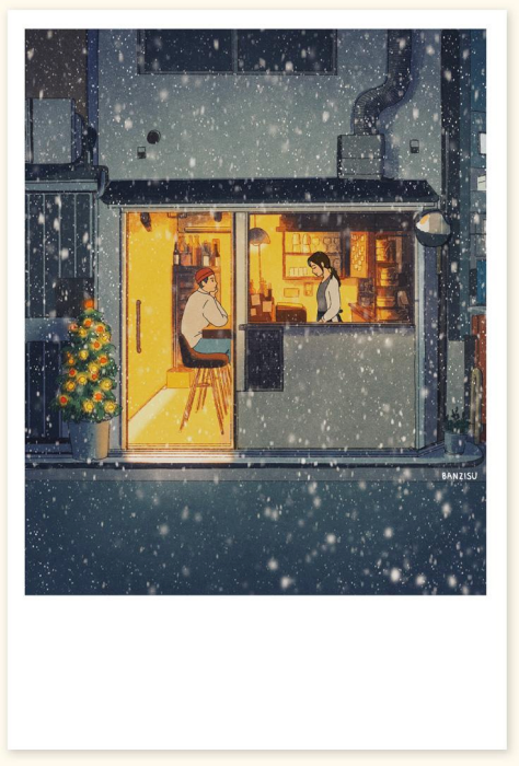 [Banzisu] BZ31 Postcard - Christmas in the City